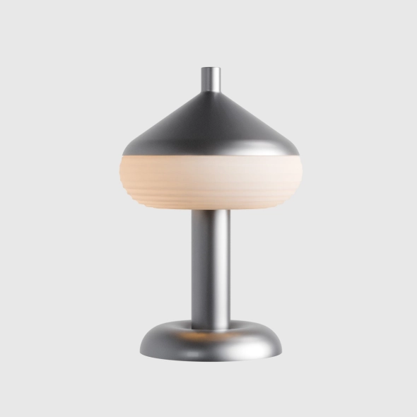 Lampka stołowa TORO TABLE SUROWA STAL proj. Kabo&Pydo