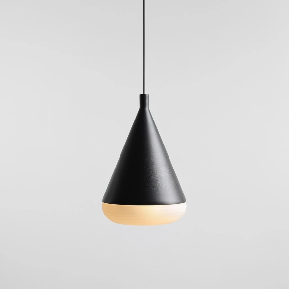 Duża lampa wisząca TORO L DEEP BLACK proj. Kabo&Pydo (ø18)