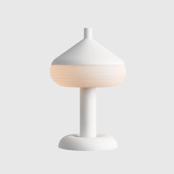 Lampka stołowa TORO TABLE ZŁAMANA BIEL proj. Kabo&Pydo