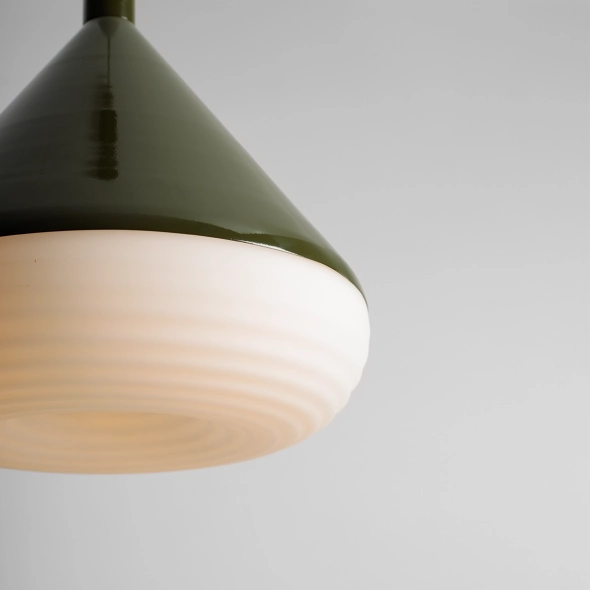 Large TORO BOTTLE GREEN pendant lamp by Kabo&Pydo (ø28)