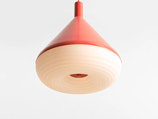 Duża lampa wisząca TORO KORALOWA CZERWIEŃ proj. Kabo&Pydo (ø28)
