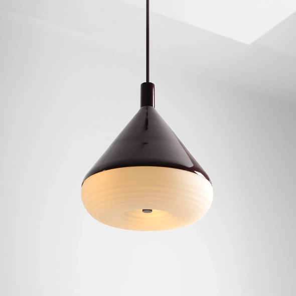 Średnia lampa wisząca TORO M FIG PURPLE proj. Kabo&Pydo (ø18)