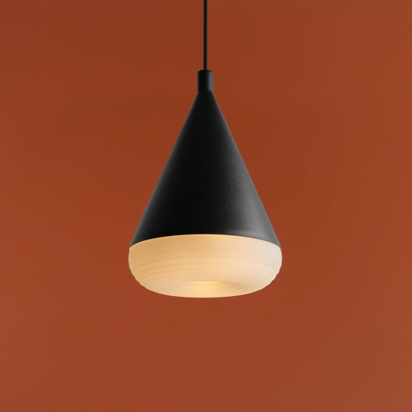 Duża lampa wisząca TORO L DEEP BLACK proj. Kabo&Pydo (ø18)