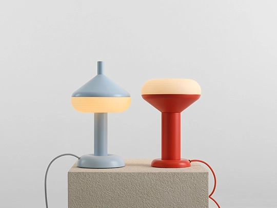 Lampka nocna TORO TABLE 2 CZYSTY BŁĘKIT proj. Kabo&Pydo