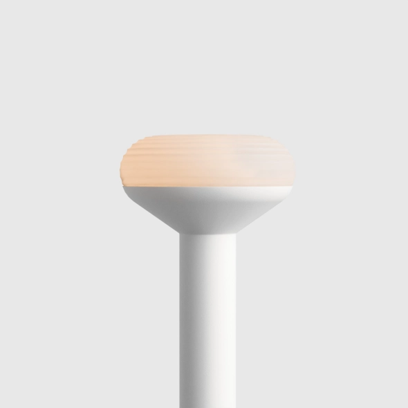Lampa podłogowa TORO FLOOR ZŁAMANA BIEL proj. Kabo&Pydo