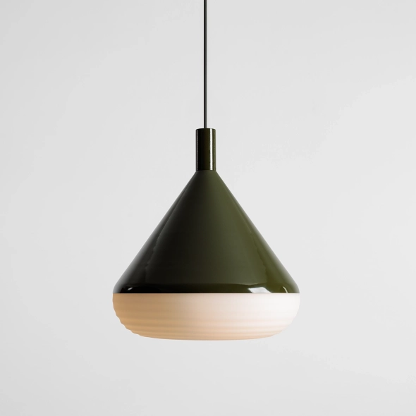 Large TORO BOTTLE GREEN pendant lamp by Kabo&Pydo (ø28)