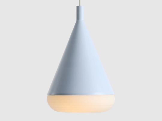 Large TORO L CLEAR BLUE pendant lamp by Kabo&Pydo (ø18)
