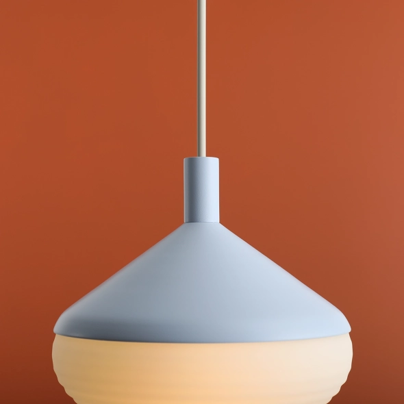 Mała lampa wisząca TORO S CLEAR BLUE proj. Kabo&Pydo (ø18)