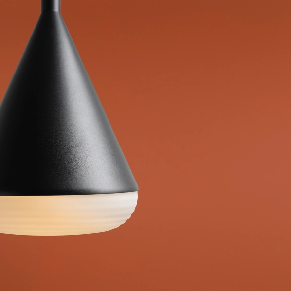 Bardzo duża lampa wisząca TORO DEEP BLACK proj. Kabo&Pydo (ø28)