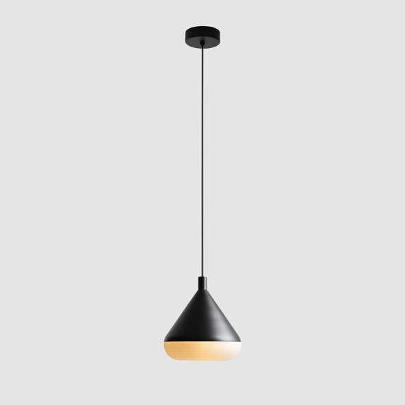 Mała lampa wisząca średnia TORO GŁĘBOKA CZERŃ proj. Kabo&Pydo (ø18)