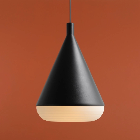 Bardzo duża lampa wisząca TORO DEEP BLACK proj. Kabo&Pydo (ø28)