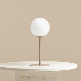 Beige Tischleuchte PINNE TABLE BEIGE, limitierte Kollektion Artera Colours