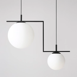 Designer pendant lamp ZAC 2 MATT