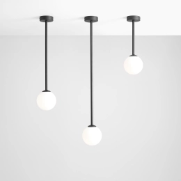 Minimalistyczna lampa PINNE 1 LONG BLACK