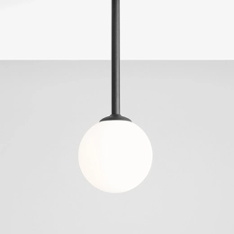 Minimalistische Lampe PINNE 1 SHORT BLACK