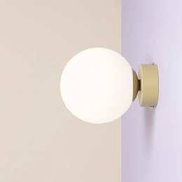 Wand- oder Deckenleuchte in Khaki-Ton BALL WALL PISTACHIO
