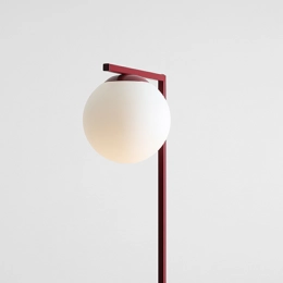 Geometrische Stehleuchte ZAC FLOOR RED WINE