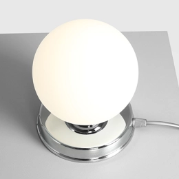 Nachttischlampe BALL TABLE SMALL CHROME
