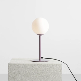 Lila Tischlampe PINNE TABLE LILAC, limitierte Kollektion Artera Colours