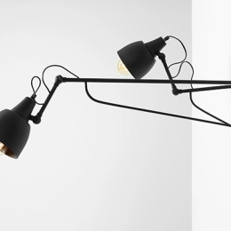 Funktionale Wandleuchte SOHO 2 BLACK