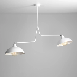 Asymmetrische Lampe ESPACE WHITE 2