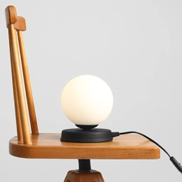 BALL MINI TABLE BLACK Nachttischlampe